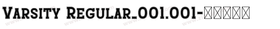 Varsity Regular_001.001字体转换